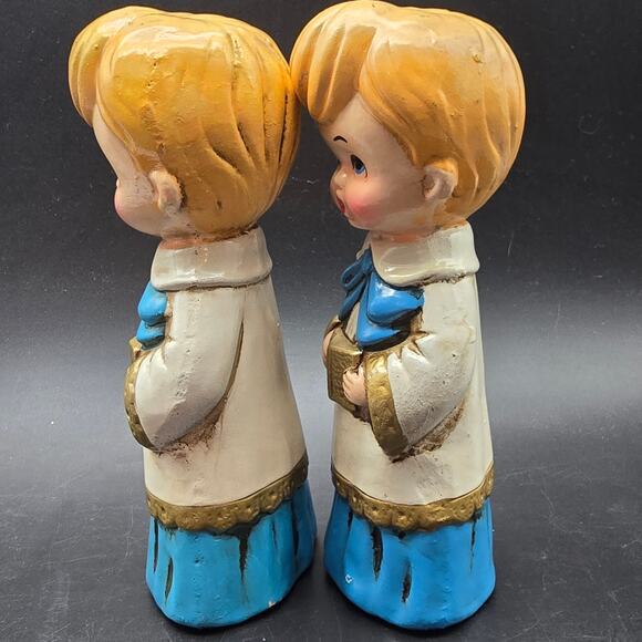 Vintage Japan Choir Boy Figurines Christmas Carolers - Picture 4 of 7